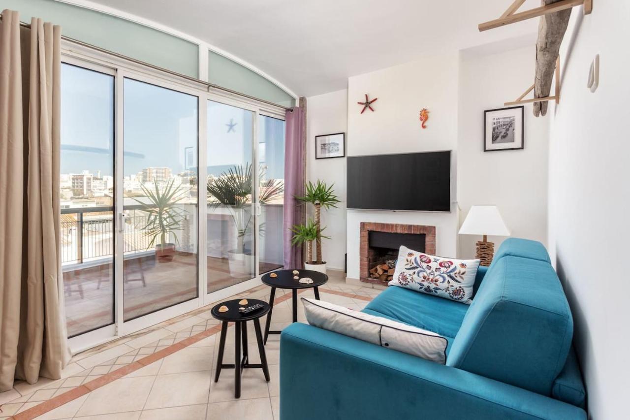 شقة Marina Penthouse Faro Center المظهر الخارجي الصورة